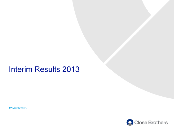 Interim Results 2013