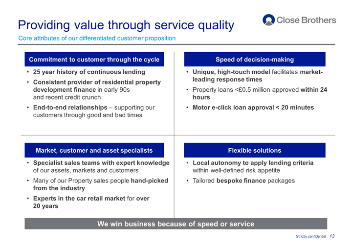 Providing value through service quality