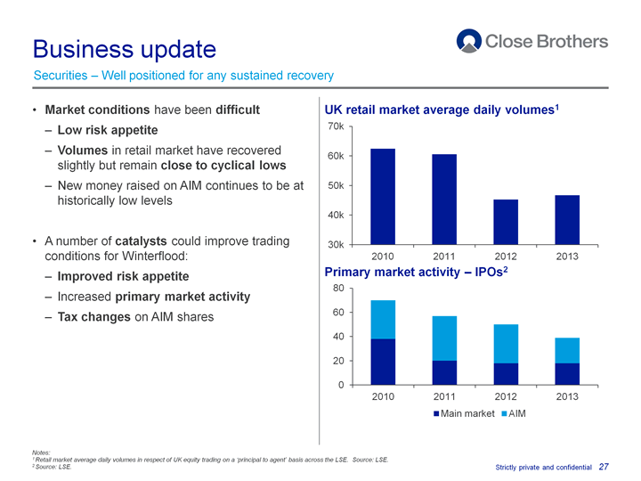 Business update