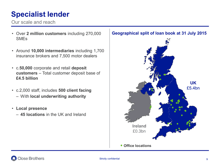 Specialist lender