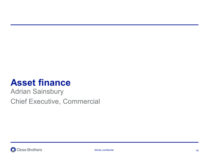 Asset finance